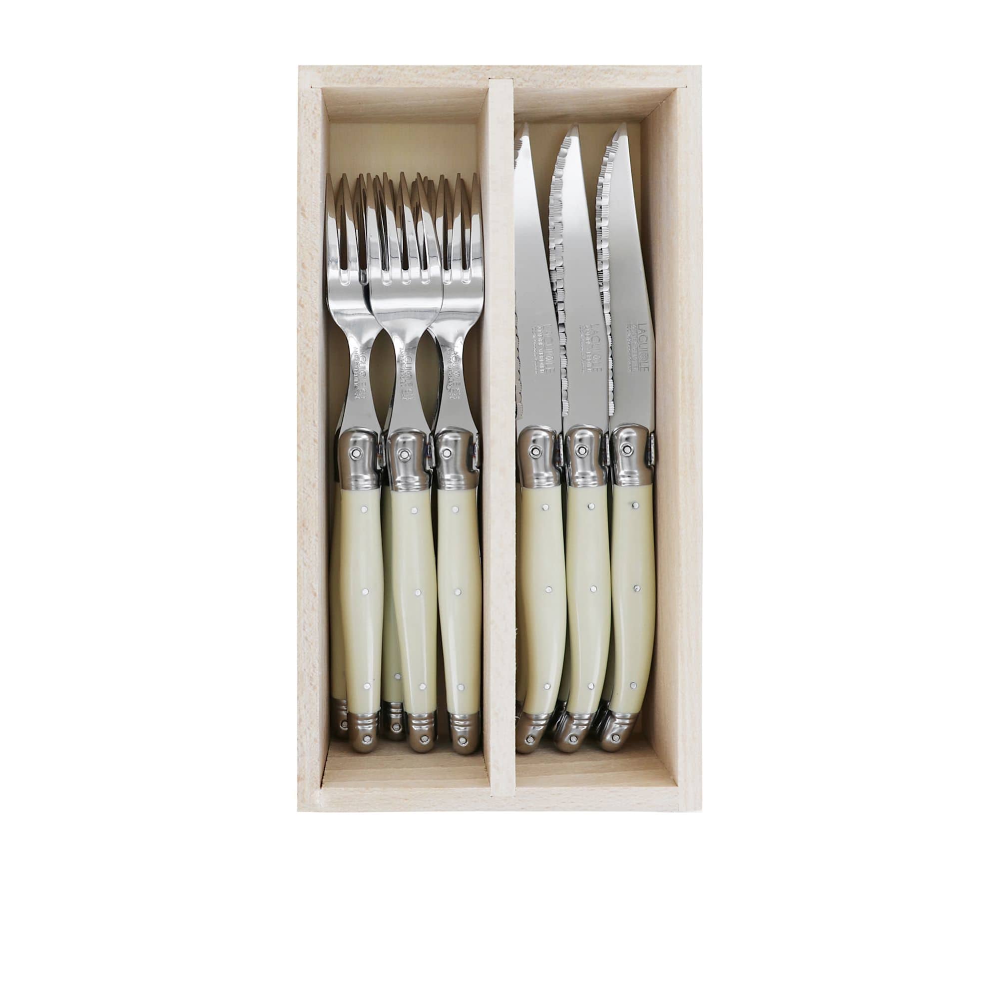 Laguiole by Andre Verdier Debutant Cutlery Set 12pc Multicolour